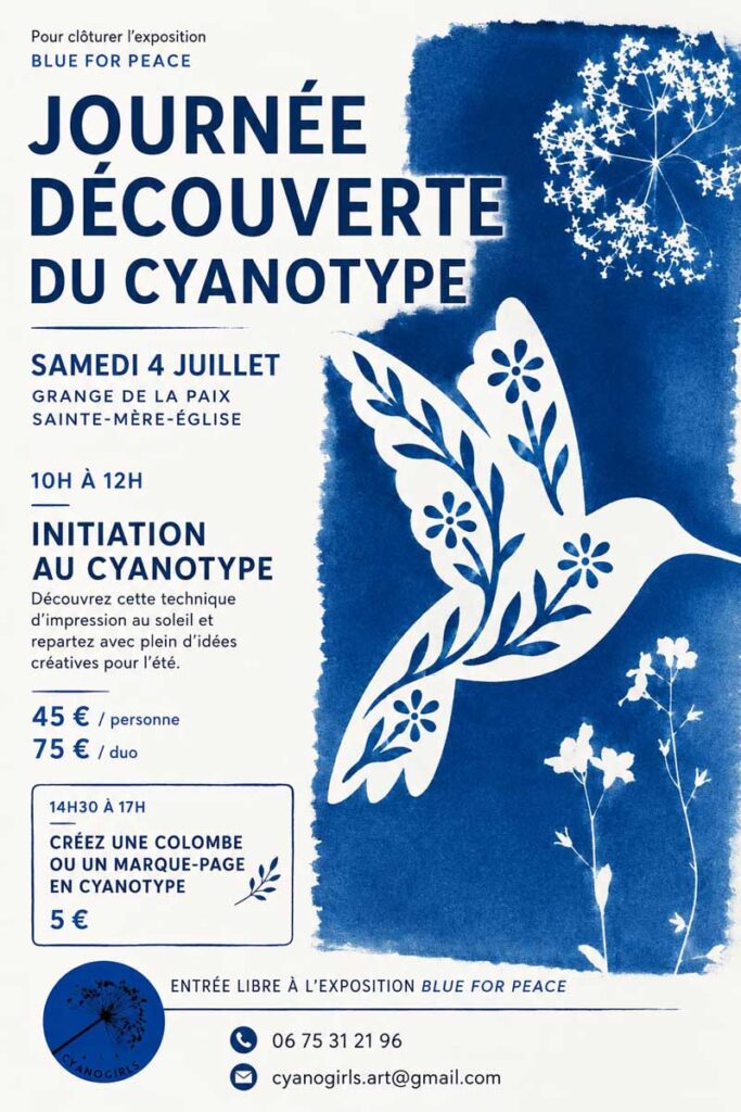 Initiation au Cyanotype